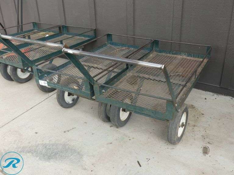 (2) 3-Wheel Nursery Carts