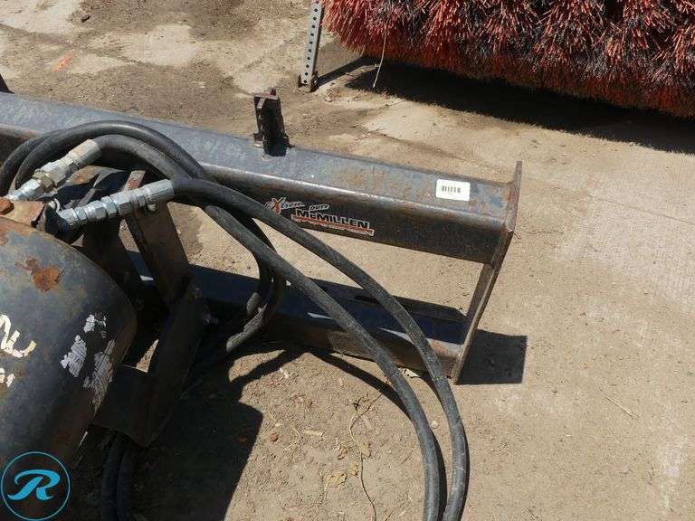 McMillan Hydraulic Posthole Digging Attachment To Fit Skid Steer Loader, With 8" Auger Bit - Roller Auctions