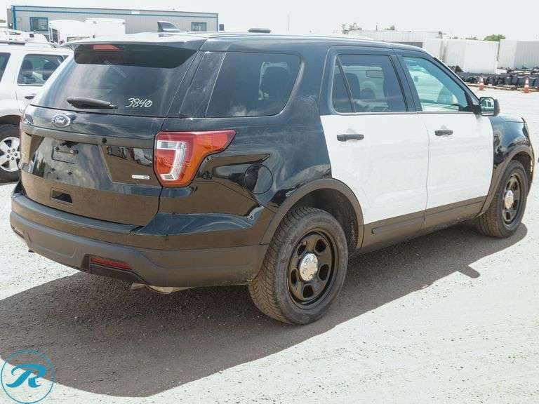2018 Ford Explorer AWD Police Interceptor SUV - Roller Auctions