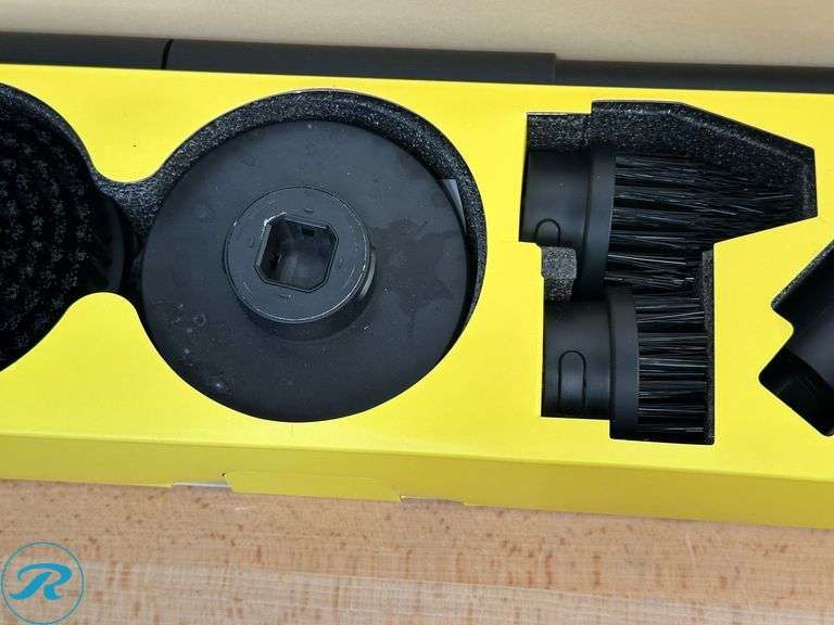 (2) HOTO Cordless Spin Scrubber: 2.5 N·M torque, six brush heads, IPX7 rated - Used - Roller Auctions