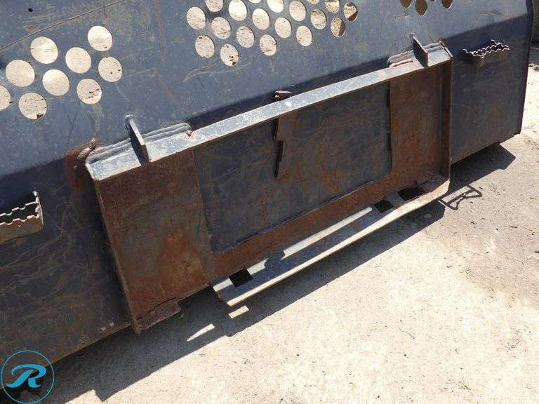 84" Light Material Bucket to Fit Skid Steer Loader - Roller Auctions