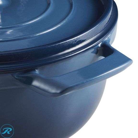 Tramontina 4-quart & 6-quart Enameled Cast Iron Round Dutch Oven, 2-pack - New - Roller Auctions