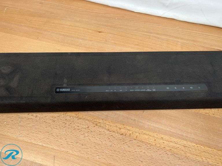 Yamaha: ATS-1070 Sound Bar with Dual Built-in Subwoofers- Used/ No Remote/ Small Tear - Roller Auctions