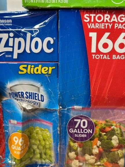 Assorted Ziplock & Freezer Bags- New/ Open Box - Roller Auctions