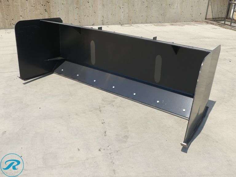 New JCT Snow Pusher Attachment to Fit Skid Steer Loader, 84" - Roller Auctions