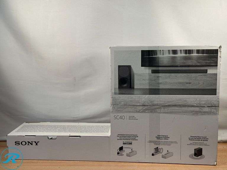 Sony HT-SC40 2.1ch Soundbar with Wireless Subwoofer - New - Open Box - Roller Auctions