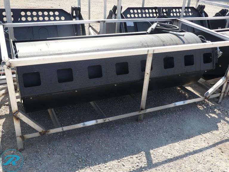 New JCT Hydraulic Vibratory Roller Attachment To Fit Skid Steer Loader, 72" - Roller Auctions