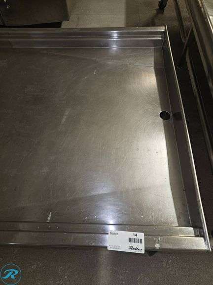 Stainless Steel Rolling Cart Table, 63″×41″ - Roller Auctions