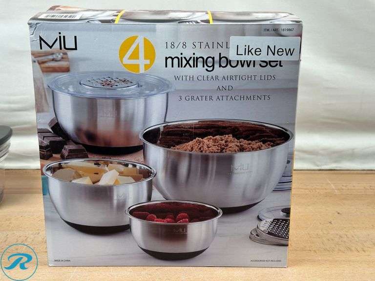 Dash MultiMaker Mini Waffle System- Like New; MIU Manual Hand Food Chopper- Used - Roller Auctions