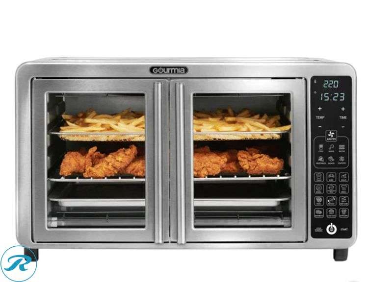 Gourmia XL Digital Air Fryer Toaster Oven with Single-Pull French Doors- New - Roller Auctions