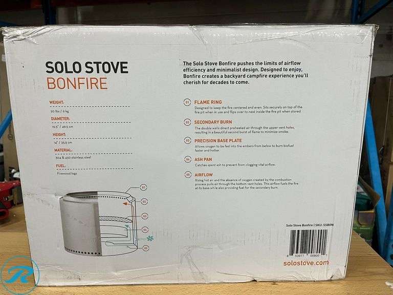 Solo Stove Bonfire - New - Roller Auctions