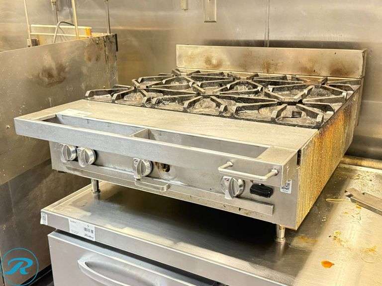 Southbend 6-Burner Countertop Gas Hot Plate, 36in