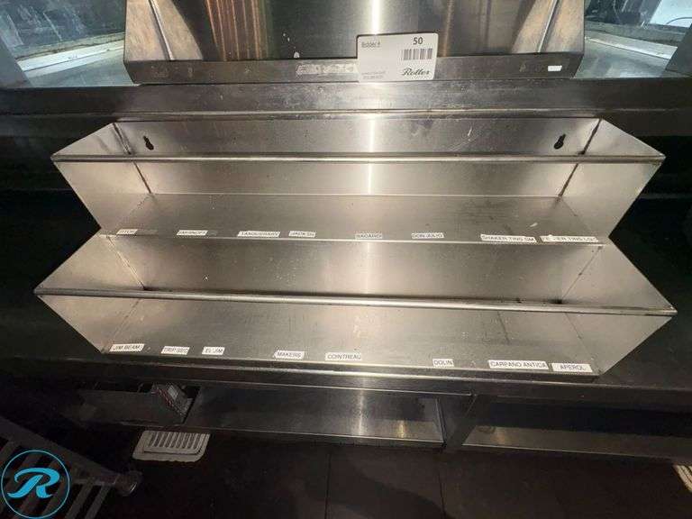 Stainless Steel Speed Rail with (3) Shelves - Roller Auctions