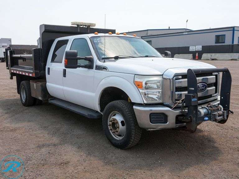 2012 Ford F350 Super Duty XLT 4WD Crew Cab Landscape Dump Truck ...