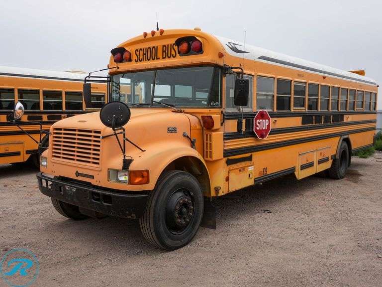 1999  Blue Bird  3800  International  RWD  65-Passenger School Bus - Roller Auctions