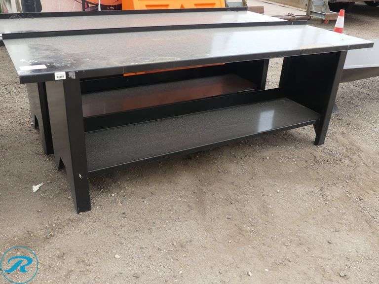 New Kit Containers Metal Work Bench, 90" x 28" - Roller Auctions