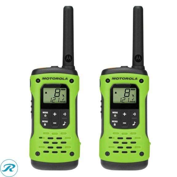 Motorola Solutions T600 35 Miles Waterproof Two-way Radio Green, 2-pack - Like New - Roller Auctions
