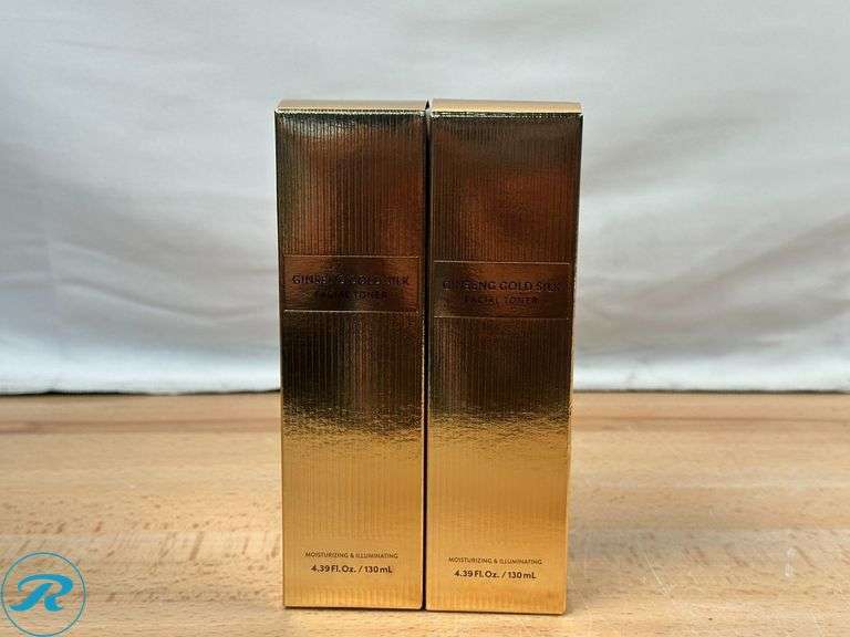 (2) Nature Republic Ginseng Gold Silk Facial Toner, Hydrating Glow Toner for face, Skin Care for All Skin Types 130 ml / 4.39 Fl. oz.- New