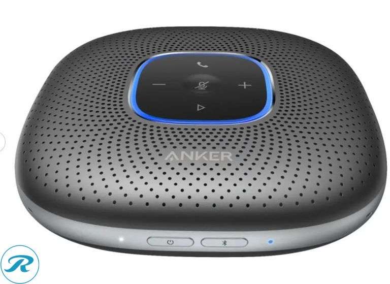 Anker - PowerConf Bluetooth and USB Speakerphone Conference Speaker, Black - New - Roller Auctions