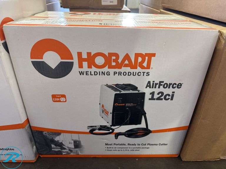 New Hobart AirForce 12ci Plasma Cutter with 120V Input - Roller Auctions