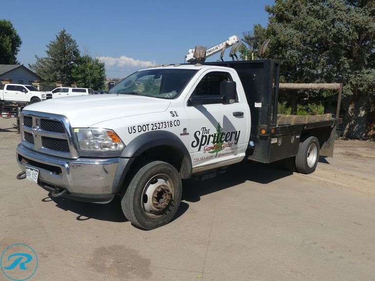 2017  Ram  4500   SLT  4WD  Flatbed Truck