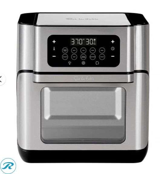 Sur La Table 13 qt Air Fryer, Black - 7 in 1 Multi-Functional, 10 Preset Cooking Functions- Like New - Roller Auctions