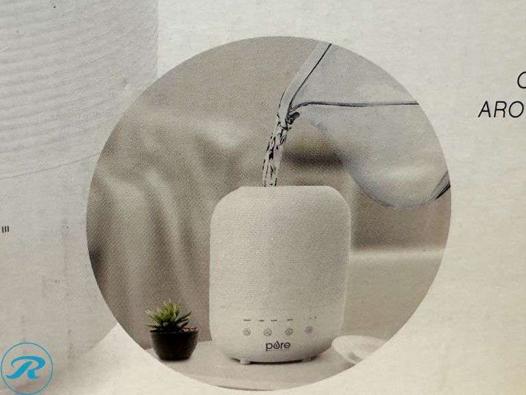 (2) Pure Enrichment Hume Sense Top Fill Humidifier, 2 Pack- (1) Like New, (1) Used - Roller Auctions