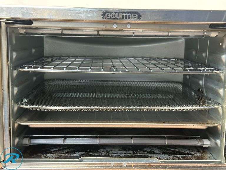 Gourmia Digital Air Fryer Toaster Oven with Single-Pull French Doors- Used; Gourmia XL French Door Countertop Air Fryer Oven- Used - Roller Auctions