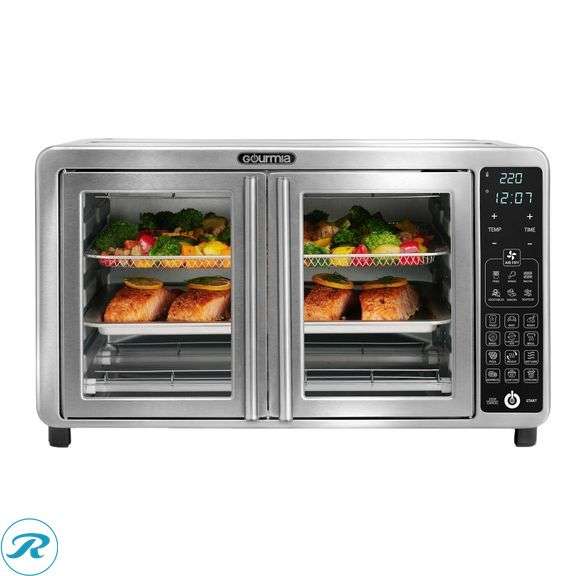 Gourmia XL French Door Countertop Air Fryer Oven - New - Roller Auctions