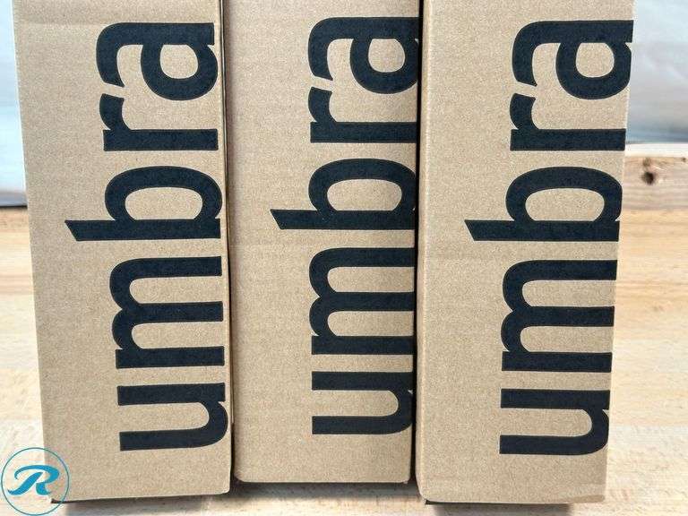 (3) Umbra 3/4" Curtain Rod, 2-pack- New - Roller Auctions