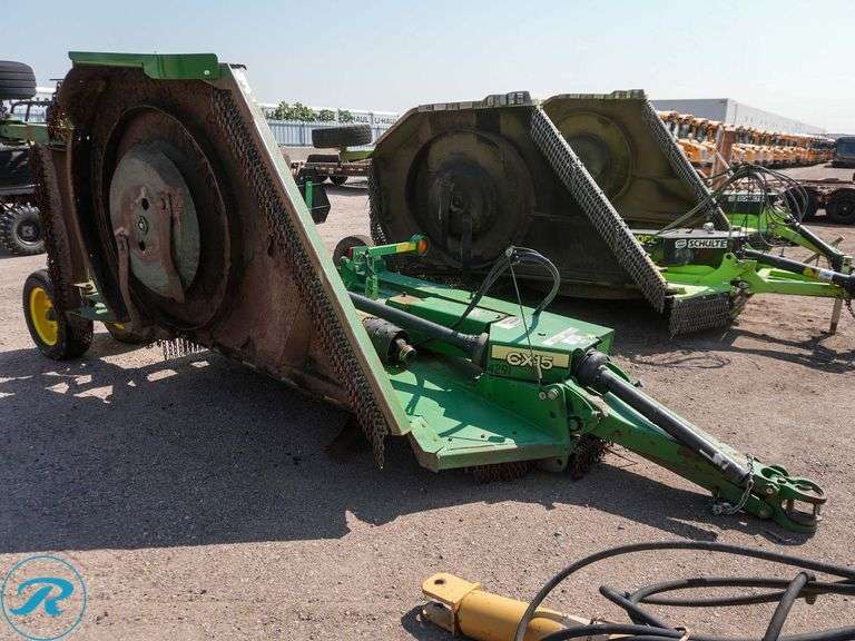 John Deere CX15 Flex-Wing Rotary Mower, PTO-Driven, Pin Hitch - Roller Auctions