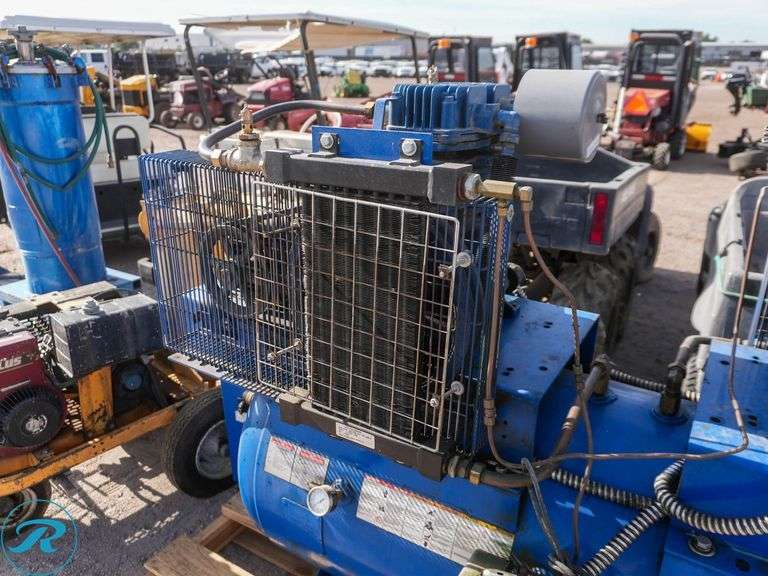 2012 Quincy QT5 Dual Compressor W/QPNC 15 Refrigerated Air Dryer - Roller Auctions