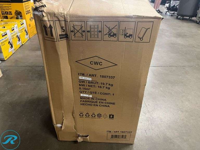 Fire Sense Matte Black Patio Heater - New - Roller Auctions
