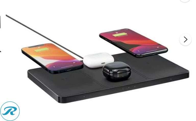 Ubio Labs 4-in-1 Wireless Charging Pad- New; Satechi: 145W USB-C 4-Port GaN Travel Charger- New/ Open Box - Roller Auctions