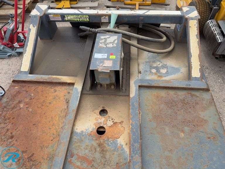 Ammbusher 6' Hydraulic Brush Mower, Model AM72300I80951 To Fit Skid Steer Loader - Roller Auctions