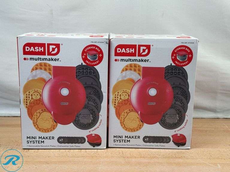 (2) Dash Multimaker: Mini Maker System- New/ Open Box - Roller Auctions