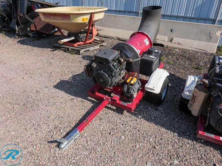 Buffalo Turbine Cyclone KB Debris Blower with Kohler CH740 Engine And 2in Ball Hitch, Not a Titled Unit - Roller Auctions