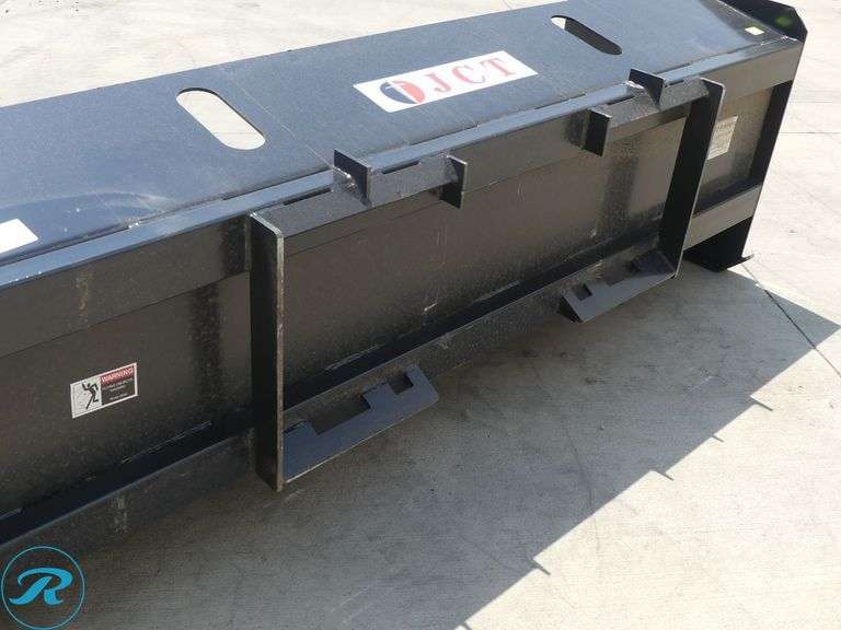 New JCT Snow Pusher Attachment to Fit Skid Steer Loader, 84" - Roller Auctions