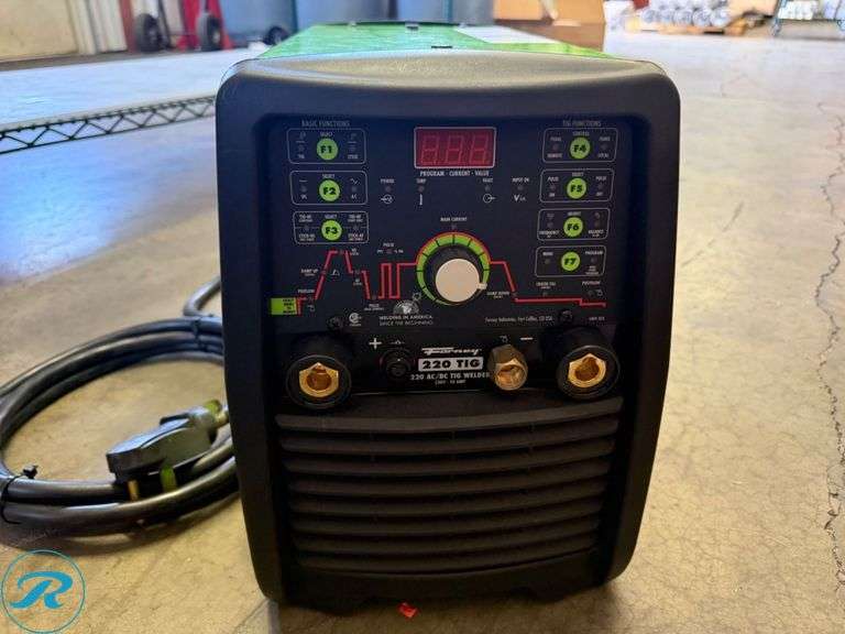 Forney 325 AC/DC TIG Welder, 220V, 220 Amps, 55 lbs - Roller Auctions