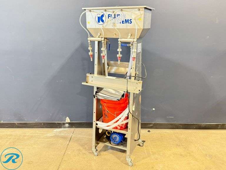 IC Filling Systems Model Filler 3T-68 Stainless Steel Filling Machine with 110V Power Supply