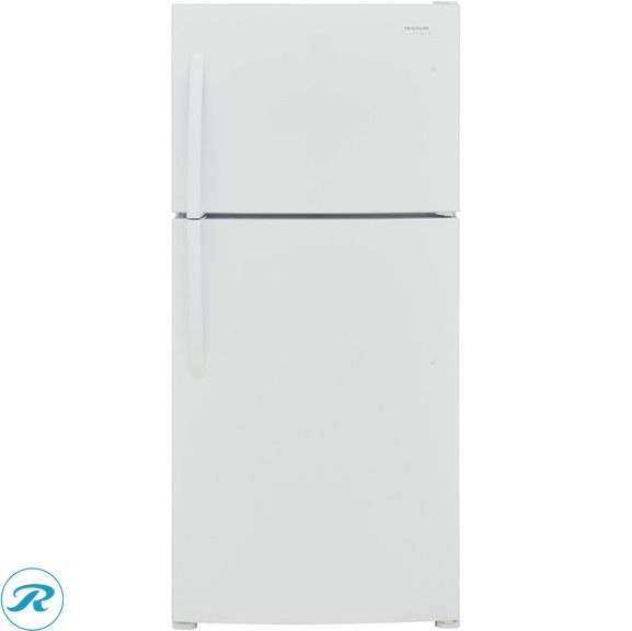 (1) New- Frigidaire 20-cu ft Top-Freezer Refrigerator ( White ) Garage Ready ENERGY STAR Certified (total of 1 refrig)