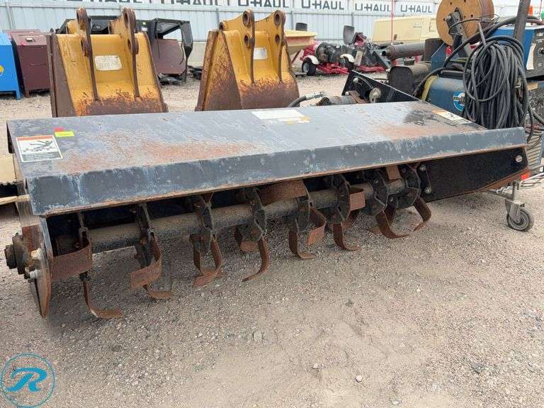 John Deere Work Site Pro RT66 Hydraulic Rototiller To Fit Skid Steer Loader - Roller Auctions