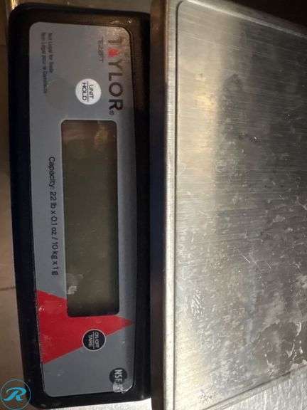 (3) Taylor TE22FT Digital Scales - Roller Auctions