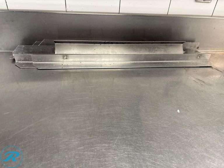 Stainless Steel Worktable with Lower Shelf and 6” Backsplash, 72” x 30” x 35”H - Roller Auctions