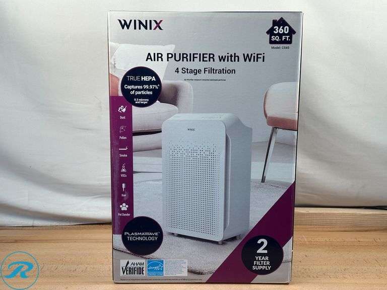 Winix True HEPA 4 Stage Air Purifier with Wi-Fi and Additional Filter - Used - Small Scuffs - Roller Auctions