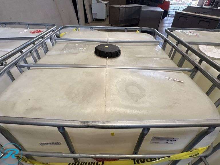 Schutz Plastic IBC Tote with Metal Cage - Roller Auctions