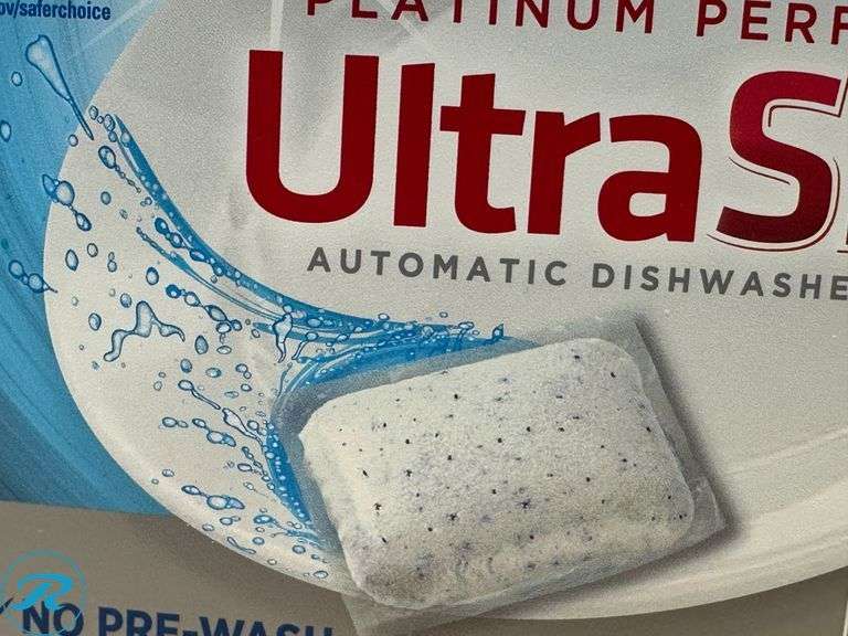 (4) Kirkland Signature Platinum Performance UltraShine Dishwasher Detergent Pacs, 115-count - New - (1) Used/ Open Box/ Missing Some - Roller Auctions