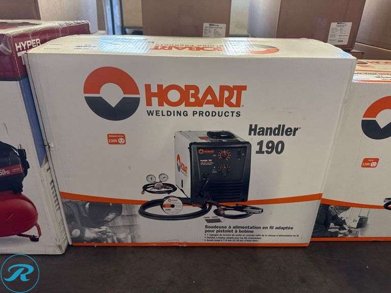 New Hobart Handler 190 MIG Welder - Roller Auctions