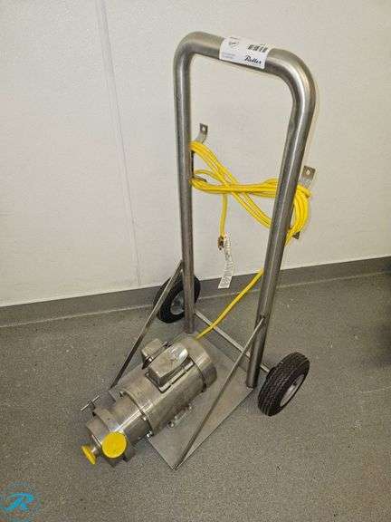 Washguard SST Electric Pump Motor with Stainless Steel Cart