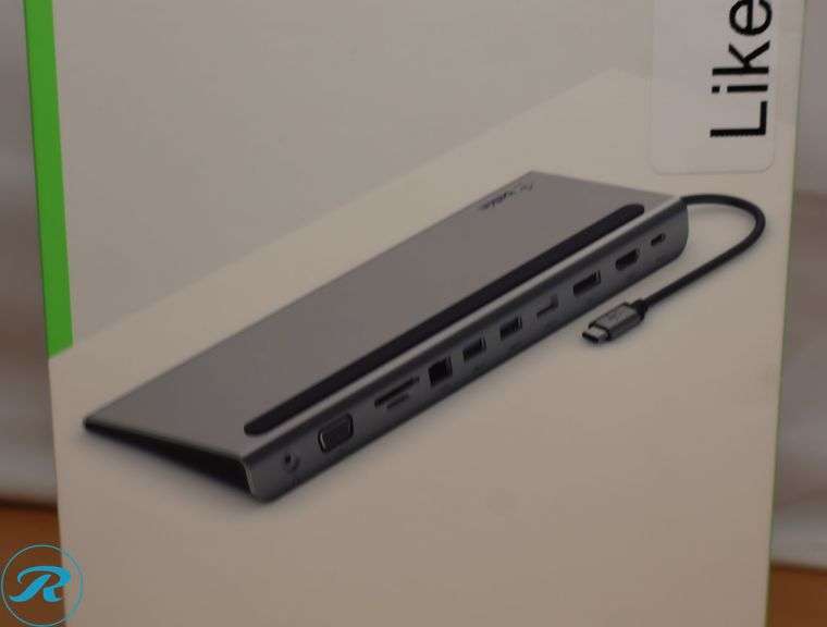 Belkin - 11-in-1 USB C Hub with 4K HDMI, DP, VGA, 100W PD Docking Station for MacBook Pro, Air, and more , Gray - Like New - Roller Auctions